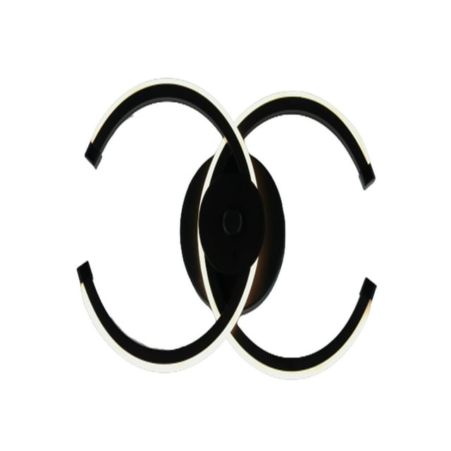 Lampara de Pared Luxica Lighting Modelo COCO LED Negra