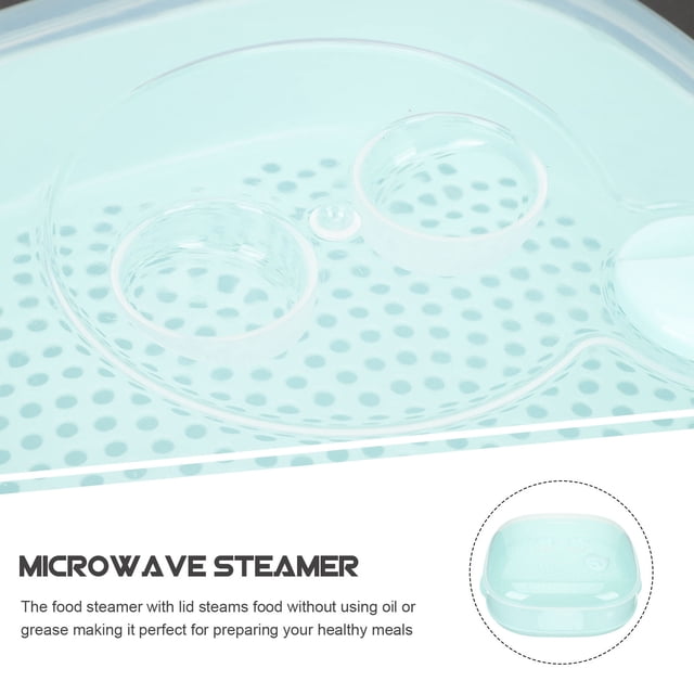 WHAMVOX Microwave Steamer for Cooking 1Set in Assorted Color with Temperature Resistant