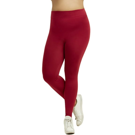 LAVRA Fleece Lined Women's Leggings| Soft Stretchy Thermal Full Length Fleece Lined Tights & Winter Leggings For Women | Plus Size Leggings & Warm Tight Pants