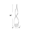 thumbnail image 5 of Finesse Decor Chrome Vienna LED 55" Tall Floor Lamp // Dimmable, 5 of 5
