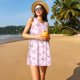 thumbnail image 3 of Balery Cute Pig Vestidos de verano para mujer con estampado: vestido holgado sin mangas, vestido playero informal y cómodo para días calurosos., 3 of 7