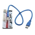 thumbnail image 2 of funtasica milageto PCI-E Riser Card 008s 1x to 16x Graphic Extension Adapter Card Extender, 2 of 6