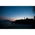 thumbnail image 2 of Berzel, Erin 14x11 Gold Ornate Wood Framed with Double Matting Museum Art Print Titled - Sunset Silhouette, 2 of 4