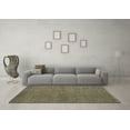 thumbnail image 3 of Ahgly Company Indoor Square Abstract Brown Modern Area Rugs, 5' Square, 3 of 4