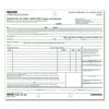 Rediform Bill of Lading, Three-Part Carbonless, 7 x 8.5, 1/Page, 50 Forms
