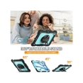 thumbnail image 3 of Case for iPad Air 11 inch 7th 6th Generation M3 M2 2025 2024, Heavy Duty Shockproof Protective Cover with Screen Protector, Stand and Hand/Shoulder Strap, 3 of 7