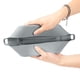 thumbnail image 4 of Freidora de aire Silicona Pot de la olla Cesta de pollo frito Pizza para hornear sartén lavable de reemplazo para pastel de cocina accesorios de alimentos gris Inevent HA059263-03, 4 of 7