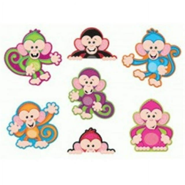 Trend Enterprises T-10974 Color Monkeys Accents Taille Standard - Pack Varié