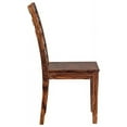 thumbnail image 3 of Hawthorne Collections Sonora Solid Sheesham Wood Dining Chair - Brown, 3 of 7