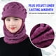 thumbnail image 2 of Conjunto De Gorro Y Bufanda De Punto Para Invierno, Gorros Forrados De Lana Con Orejeras, Gorro Grueso A Prueba De Viento, Calentador De Cuello, Gorro Térmico Para Mujeres De Mediana Edad Y Mayores Minnieouse AP007999-01, 2 of 6