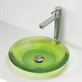 thumbnail image 3 of DecoLav Nadine Incandescense Plastic Circular Vessel Bathroom Sink, 3 of 8