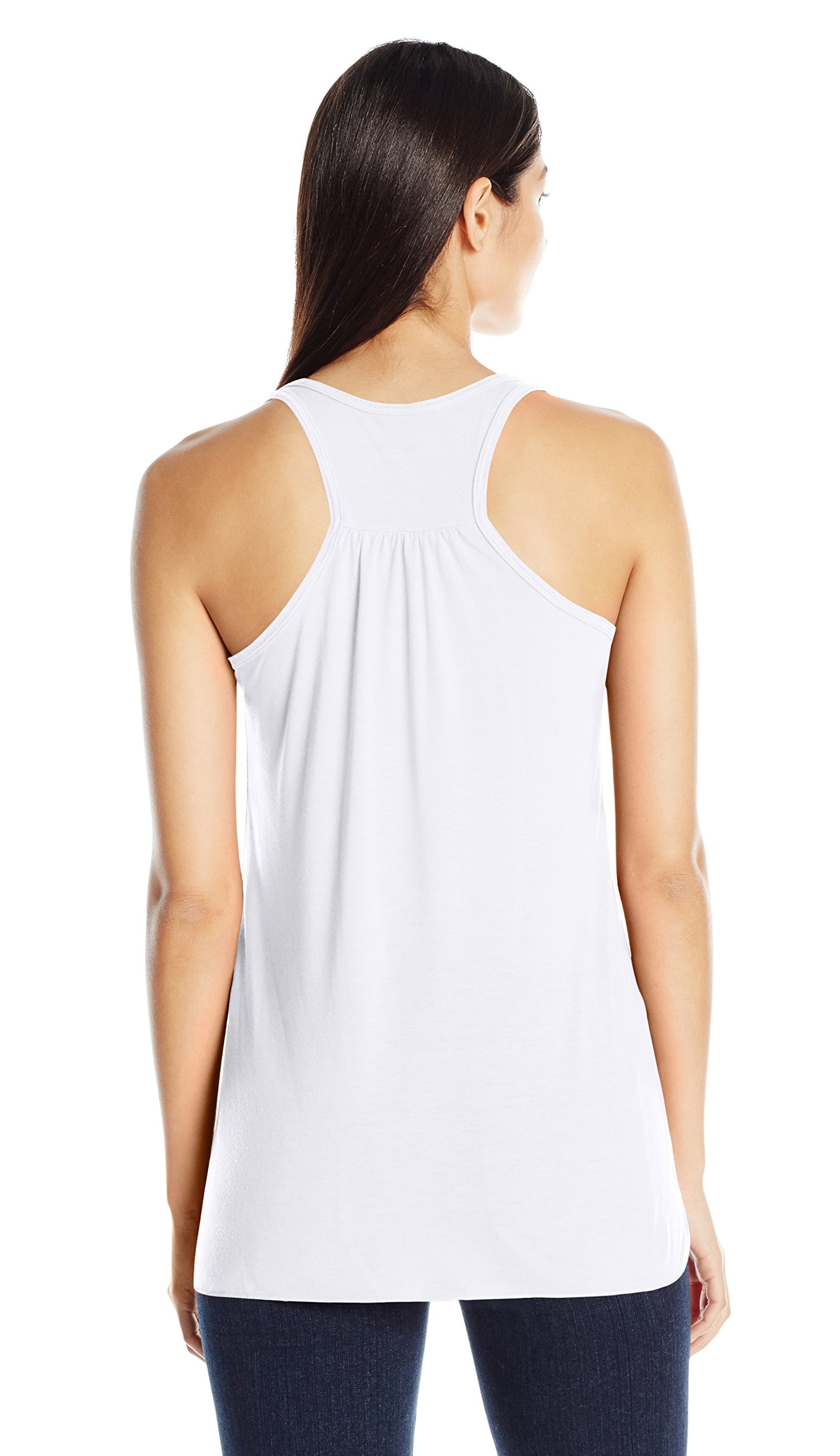 Women's Anchor Printed Flowy Racerback Tank Top