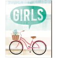 thumbnail image 1 of Beach Cruiser Girls II by Michael Mullan, Canvas Wall Art, 16W x 20H, 1 of 1