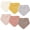 Pink&brown, variant on Muslin Baby Bibs for Unisex Boys Girls, Soft Cotton Baby Drool Bibs, Drooling and Teething Bibs for Infant, Newborn