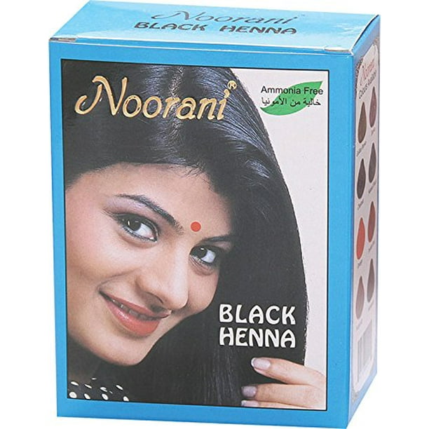 Noorani Henna Based Hair Color and Herbal Powder Ammonia Free For all types  of Hair- Black 