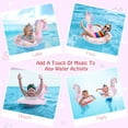 thumbnail image 6 of MoKo Unicorn Pool Floats for Kids,  Inflatable Swimming Ring Swim Floaties Lake Toys Party Supplies, Pink, 6 of 9