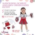 thumbnail image 6 of Emily Rose Cheerleader 18-inch  Doll Cheer Outfit Includes Dress, T-Shirt, Pom-Poms, Megaphone & Bloomers - USA Business, 6 of 9