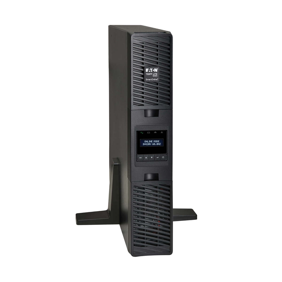Tripp Lite 1500VA Smart Online UPS Battery Backup, 1300W Double Conversion, 2U Rackmount, LCD, USB, DB9, Extended Run Option (SU1500RTXLCD2U)