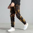 thumbnail image 4 of GBSYEWXS Teen Boys Sweatpant Jogger Camouflage Print Outdoor Trendy Ankle Pants Yellow Size 5-6 Years, 4 of 9