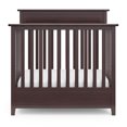 thumbnail image 6 of Storkcraft Petal Mini 4-in-1 Convertible Baby Crib with Mini Crib Mattress, Espresso, 6 of 10