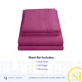 thumbnail image 4 of Juego de sábanas Sweet Home Collection 1800 Supreme Twin Berry, 4 of 6