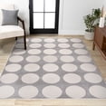 thumbnail image 4 of JONATHAN Y SANDSTONE 5 x 8 Area Rug, Adrian Circle Dot - Light Gray/Cream, SND105C-5, 4 of 8