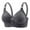 A01-Gray, variant on Women's Push Up Wireless Bras Full Coverage No Underwire Breathable Bralette Everyday Bra Shaping Comfort Bralettes PLus Size Gray 3XL