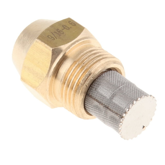 Quemador de aceite Gloria de latón apto para calderas 9/16 0.6mm Boquilla de quemador de aceite