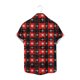 thumbnail image 4 of Blusa y camisa de manga corta con cuello vuelto para hombre, blusa informal de moda con cuello vuelto, blusa estampada de manga corta con botones, blusa de poliéster para hombre, 4 of 5