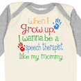 thumbnail image 4 of Inktastic Speech Therapist Like Mommy Boys or Girls Long Sleeve Baby Bodysuit, 4 of 5