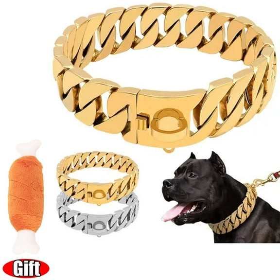 Dog Collar Wide Cuban Link Dog Collar Chain Collar Dog Chain