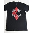 thumbnail image 3 of DC Comic Live Fast Die Clown Harley Quinn Juniors Black Graphic Tee Shirt-Medium, 3 of 5