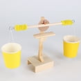 thumbnail image 3 of Rvidsgi Science Kit Collective Intelligence Development Smell-less Wooden Balance Scales Model for Kid, 3 of 8