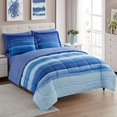 thumbnail image 2 of Sweet Home Collection 7 Piece Comforter Set Bag Solid Color All Season Soft Down Alternative Blanket & Luxurious Microfiber Bed Sheets, Siena, King, 2 of 15