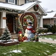 thumbnail image 4 of Christmas Garden Flag Double Sided Printed Festive Yard Banner Linen Outdoor Holiday Decoration for Patio, 4 of 6