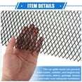 thumbnail image 5 of Unique Bargains Car Grill Mesh 100x33cm 20x10mm Rhombic Hole Grille Mesh Sheet Air Intake Insert Aluminum Alloy Black, 5 of 6