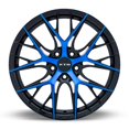 18 inch Gloss Black Machined Blue Alloy Wheel for Kia Optima 5x114.3 ...