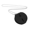 thumbnail image 5 of Pawsdot Universal Black PU Badge Holder with Chain and Clip for Office Security Use, 5 of 7