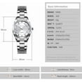 thumbnail image 6 of Watches for Women Ladies Female Fashion Waterproof Dress Business Stainless Luxury Classic Analog Quartz Simple Wife Gifts Wrist Watch, 6 of 12