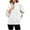 White, variant on 1/4 Zip Pullover Women Sweatshirt Autumn Winter Top Casual Long Sleeved Shirt Sport Gym Running Wear Loose Fit Fall Basic Soft Pullover Jumper Tops