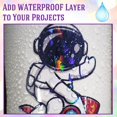 thumbnail image 4 of 72 Sheets Vinyl Sticker Paper for Inkjet Printer - Printable Glossy Sticker Paper and Holographic Laminate Sheets, 4 of 8