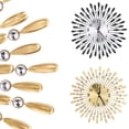 thumbnail image 3 of Reloj de metal con diamantes de imitación redondo en forma de sol, tienda de Ministerio del Interior, reloj colgante de cristal decorativo seitruly JJ15764-01, 3 of 6