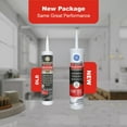 thumbnail image 5 of GE Supreme Silicone Kitchen & Bath Sealant, Pack of 1, Clear 10.1 fl oz Cartridge, 5 of 15