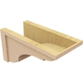 thumbnail image 5 of 9"W x 18"D x 9"H Wide Bryant Rough Cedar Woodgrain TimberThane Corbel, Primed Tan, 5 of 6