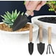 thumbnail image 4 of Juego de herramientas de jardín de 3 piezas, pala, rastrillo, pala, jardinería suculenta, kit de herramientas de mano para suelo de plántulas, cuidado de suculentas, houseplent, bonsi, 4 of 5