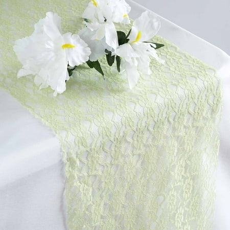 Balsacircle 14x108 Floral Pattern Lace Table Runners Wedding