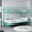 Green, variant on Jopath Twin over Twin Bunk Bed,Metal Bed Frame with Full-Length Guardrail and 2 Ladders,No Box Spring Needed, Easy Assemble,Green