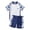 X4White, variant on lnmuld Boys Swimwear Set Short Sleeve Round Neck Printed Elastic Swim Shorts for Pool Beach Summer Comfortable Activities Size:13-14 Years