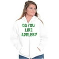 thumbnail image 4 of Do You Like Apples Famous Quote Zip Up Hoodie Men's Women's Brisco Brands X, 4 of 6