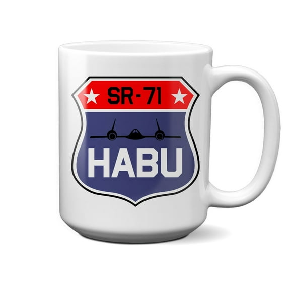 SR-71 HABU Logo 15oz Mug
